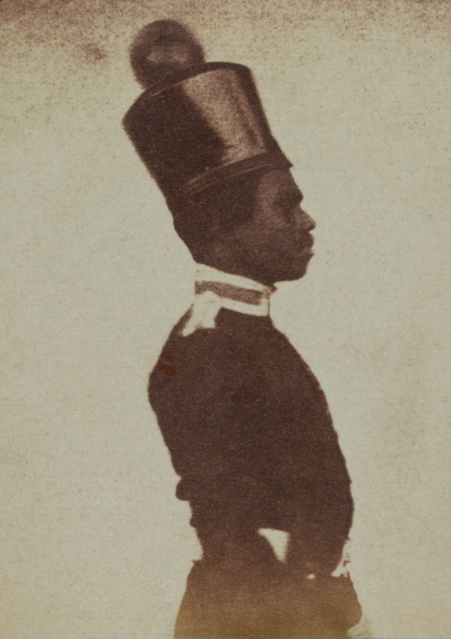 A Madras-hadsereg sepoja, 1852 körül (fotó) alkotó: John McCosh