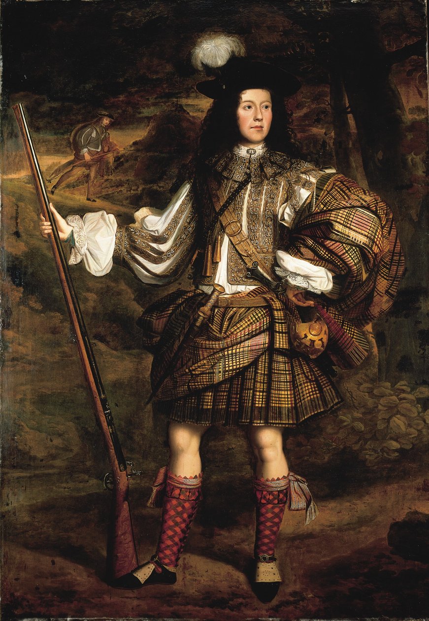 Egy felvidéki főnök: Lord Mungo Murray portréja alkotó: John Michael Wright