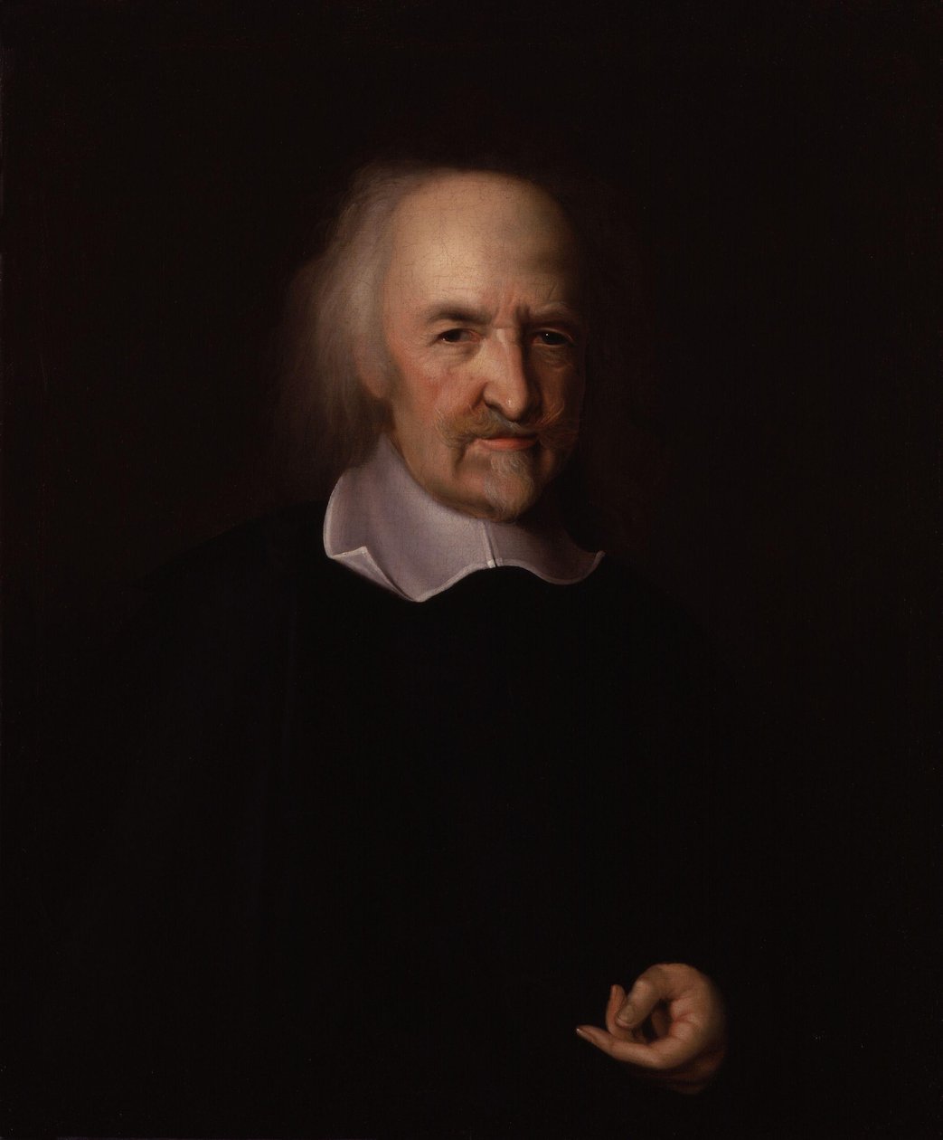 Thomas Hobbes portréja, 1669-70 alkotó: John Michael Wright