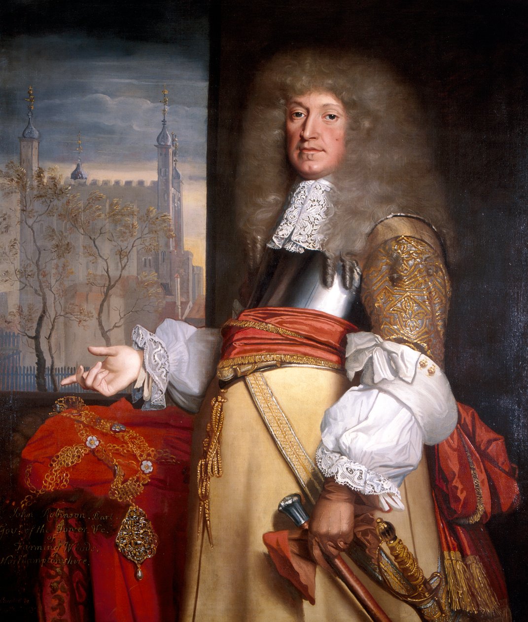 Sir John Robinson, Lord Mayor 1662. alkotó: John Michael Wright