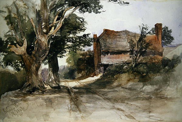 Egy régi ház Tunbridge Wellsben alkotó: John Middleton