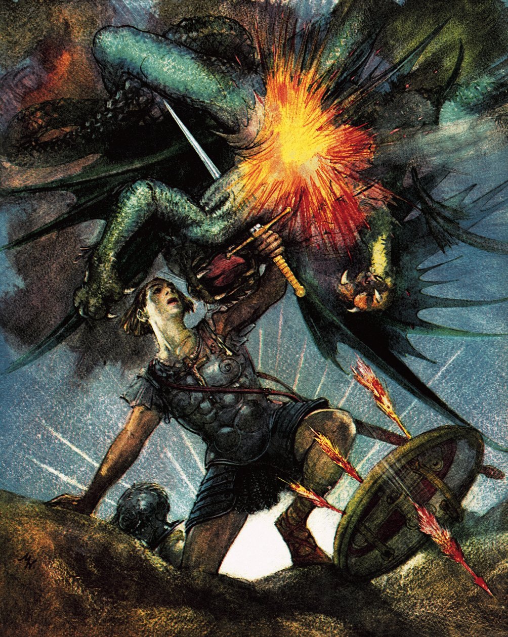Christian küzd az életéért alkotó: John Millar Watt