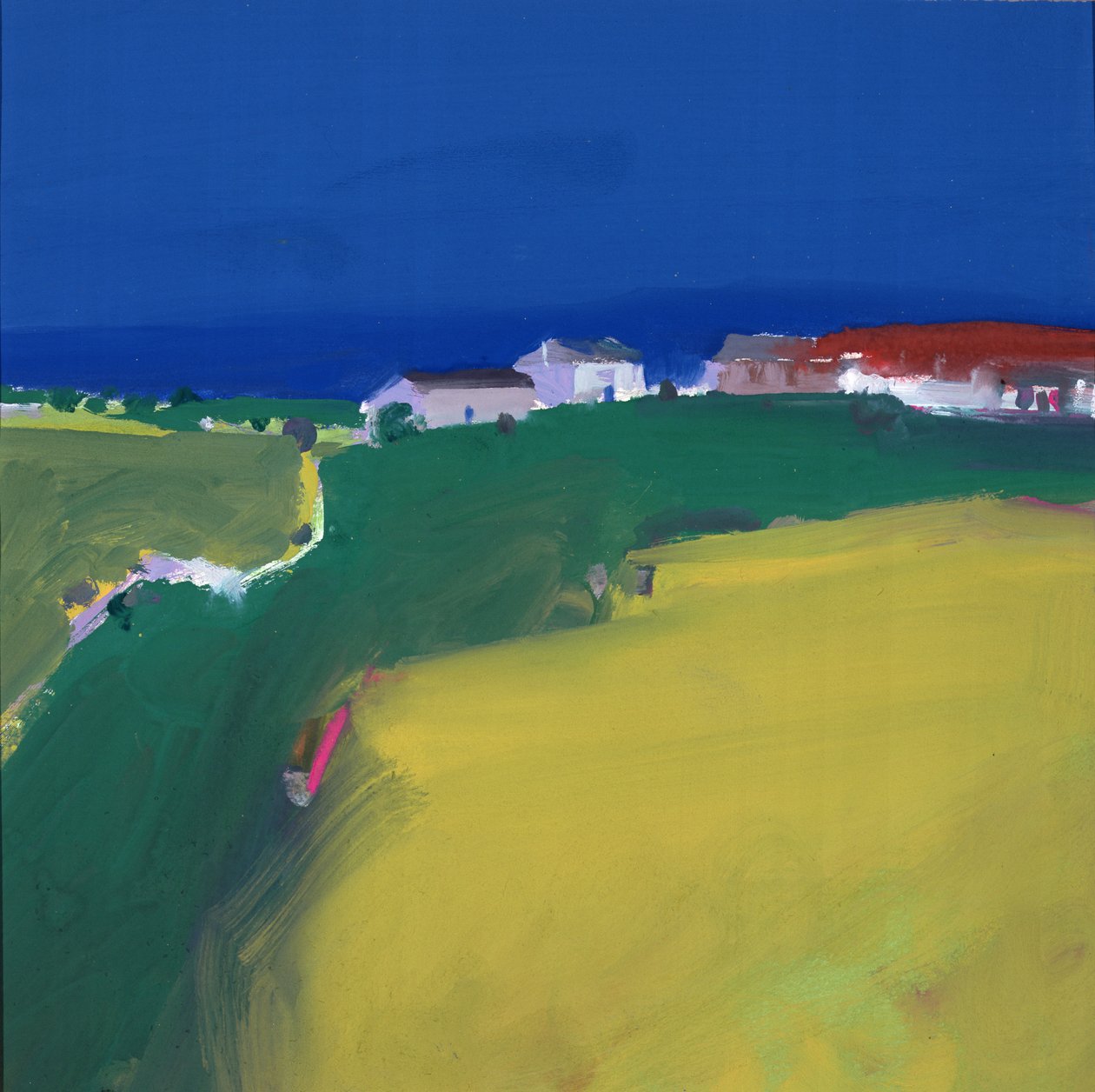 Fram a Trencomnál, 1999 (guache) alkotó: John Miller