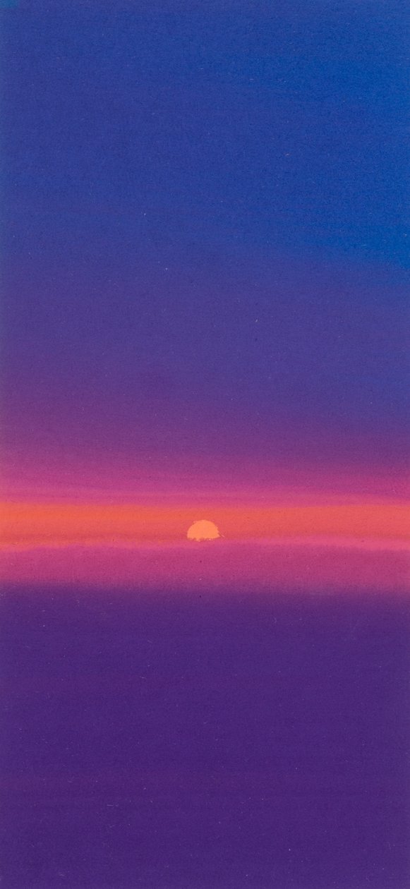 Napkelte (gouache) alkotó: John Miller