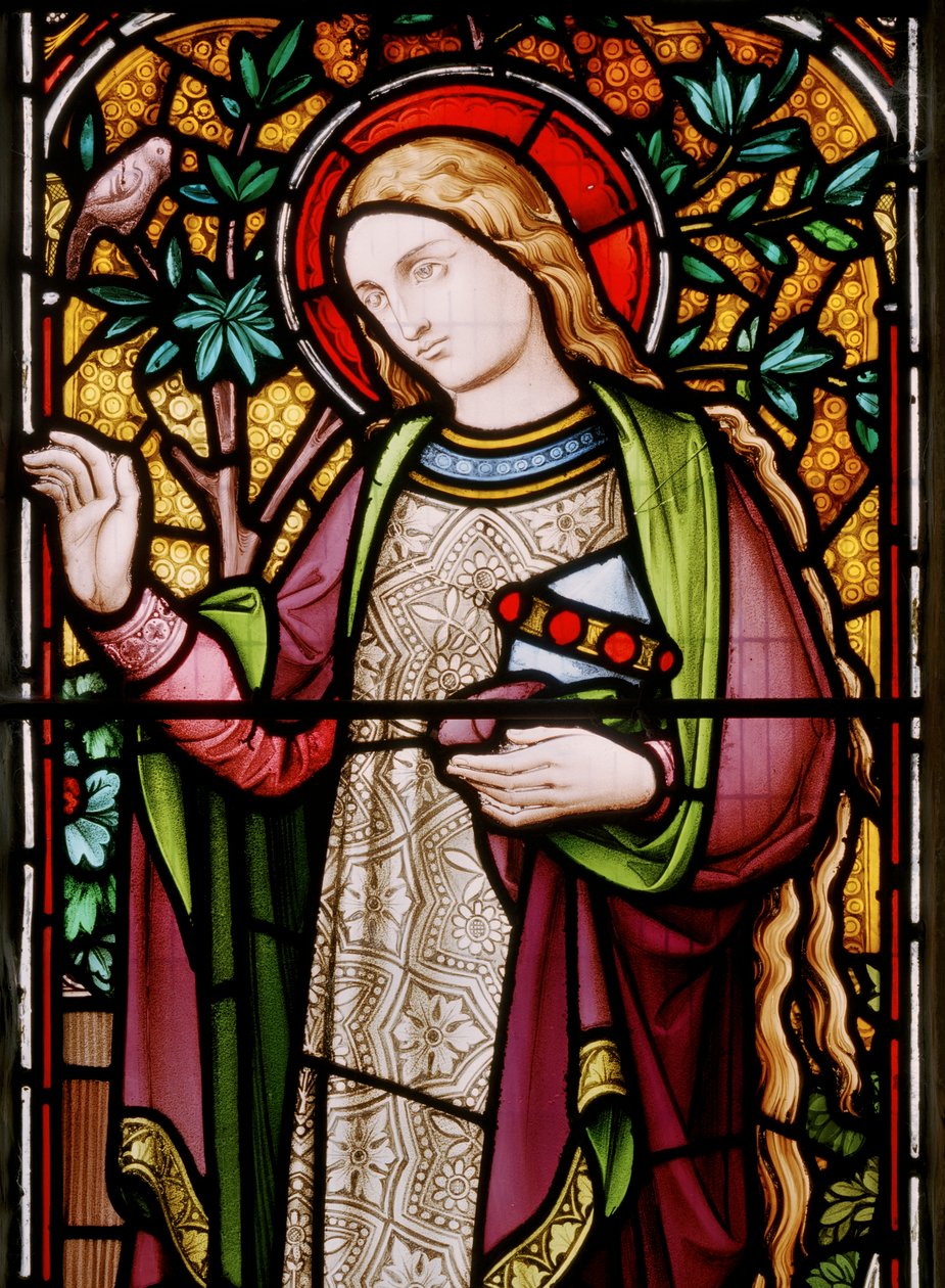 Edstaston, St Mary, Lavers & Barraud, John Millner Allen (1827-1902), Mária Magdolna, 1865 alkotó: John Millner Allen