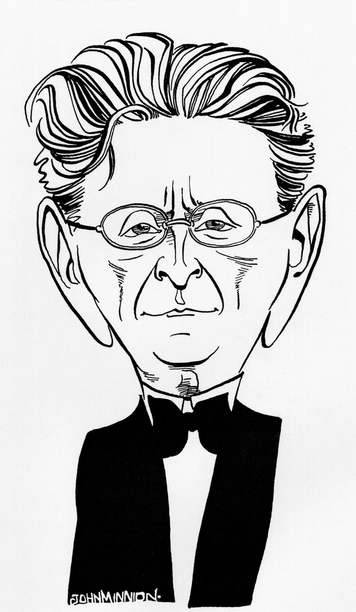 Alexander von Zemlinsky -karikatúra alkotó: John Minnion