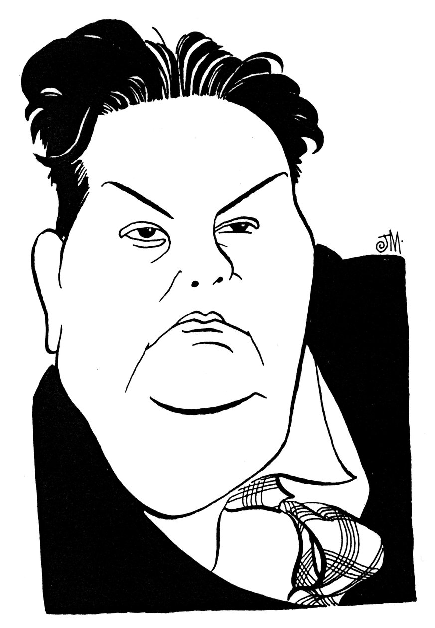 Darius Milhaud, francia zeneszerző alkotó: John Minnion