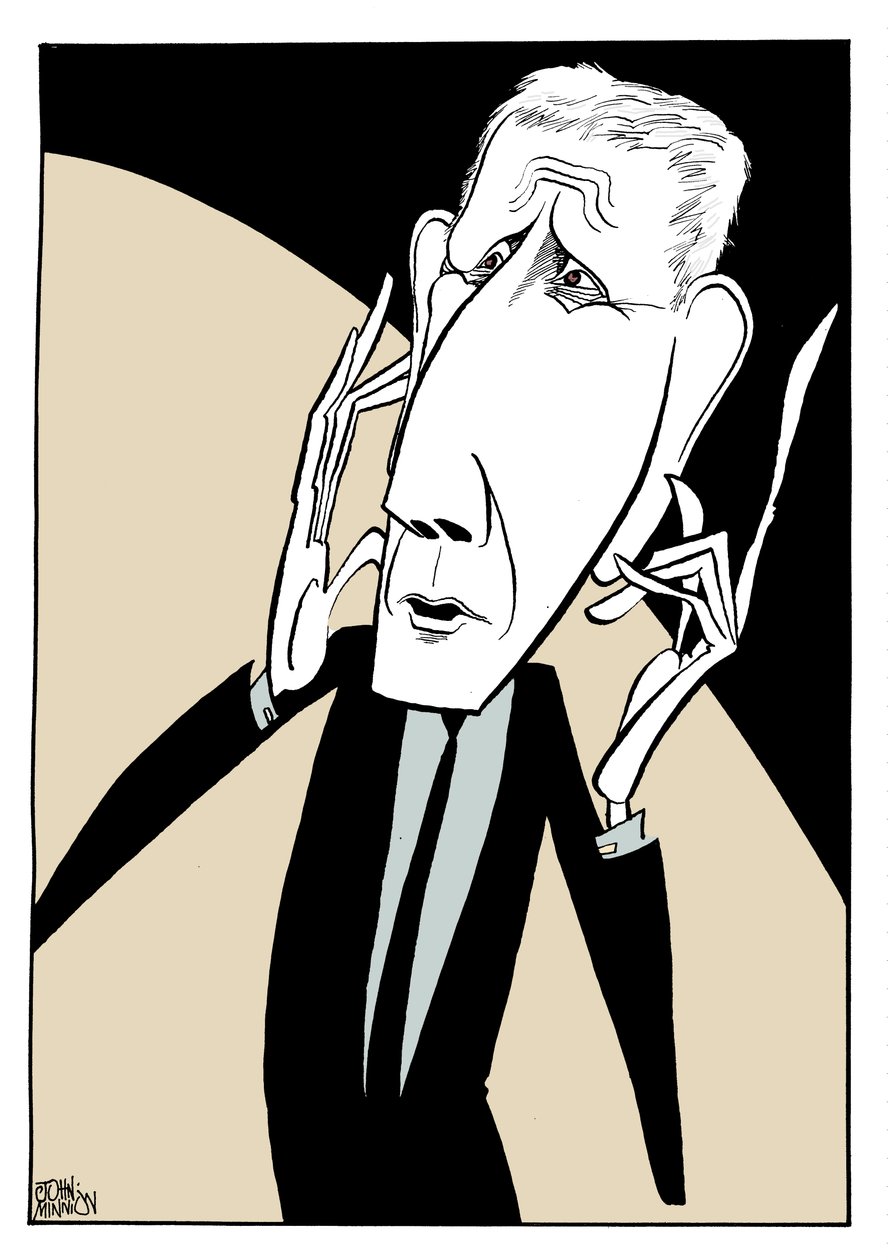 Jonathan Miller - karikatúrák alkotó: John Minnion