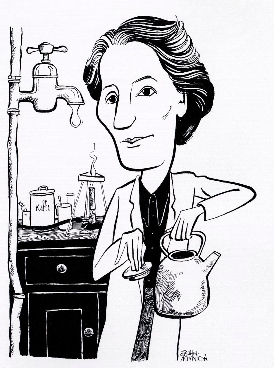 Lise Meitner, osztrák fizikus alkotó: John Minnion