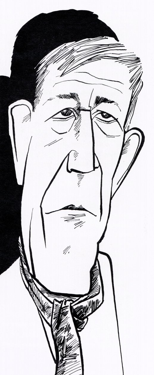 Oskar Kokoschka, karikatúrák alkotó: John Minnion
