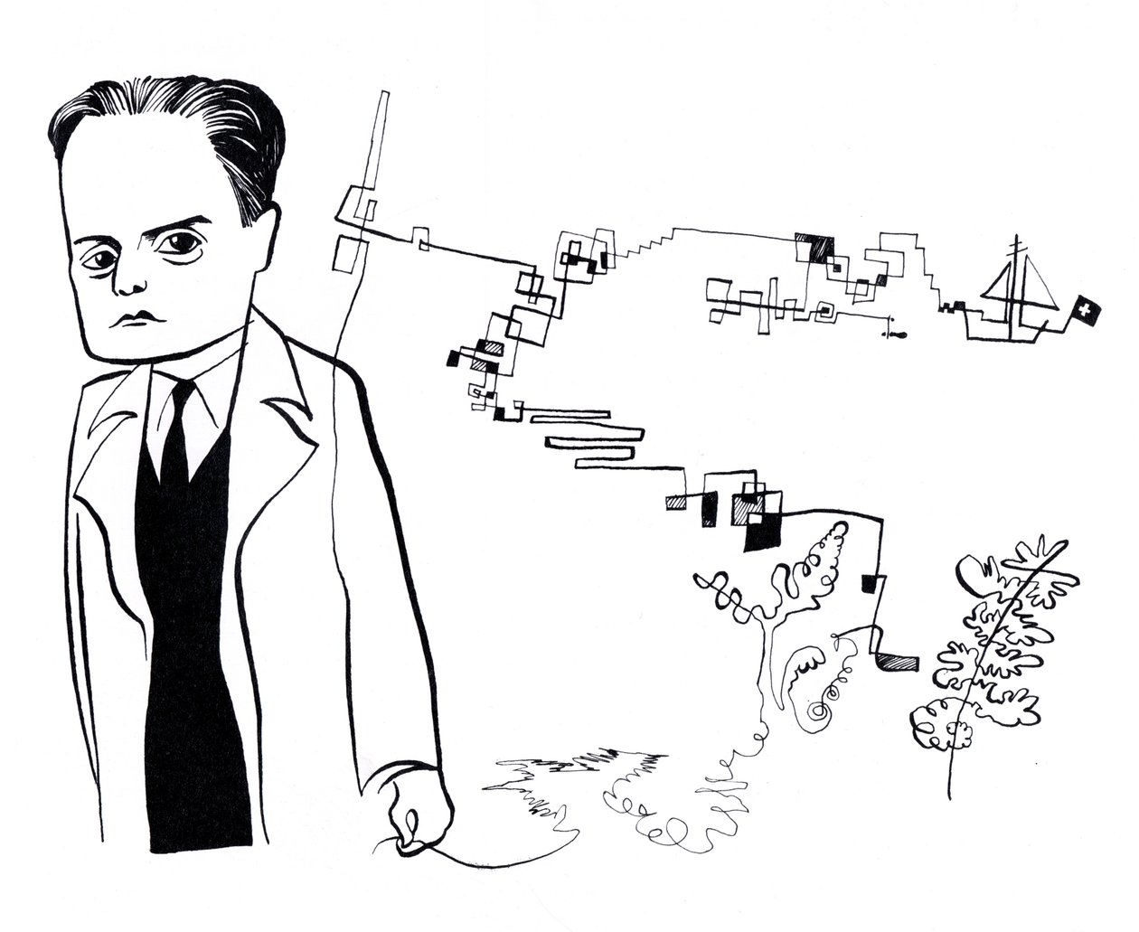 Paul Klee, karikatúrák alkotó: John Minnion