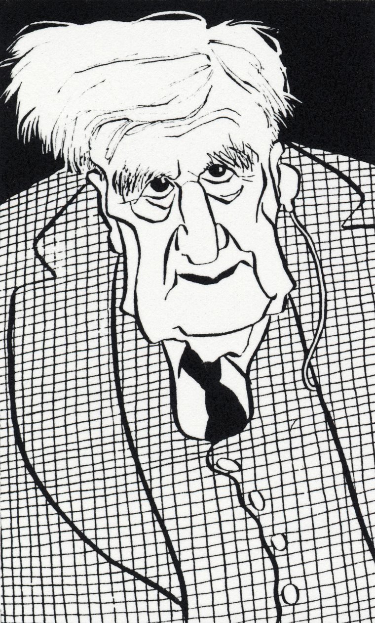 Ralph Vaughan Williams - karikatúra alkotó: John Minnion
