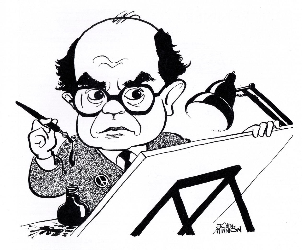 Vicky (Victor Weisz), karikatúra alkotó: John Minnion