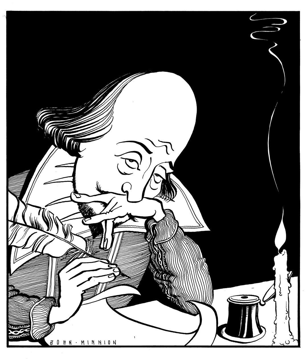 William Shakespeare egy John Minnion által írt színdarab megírása alkotó: John Minnion