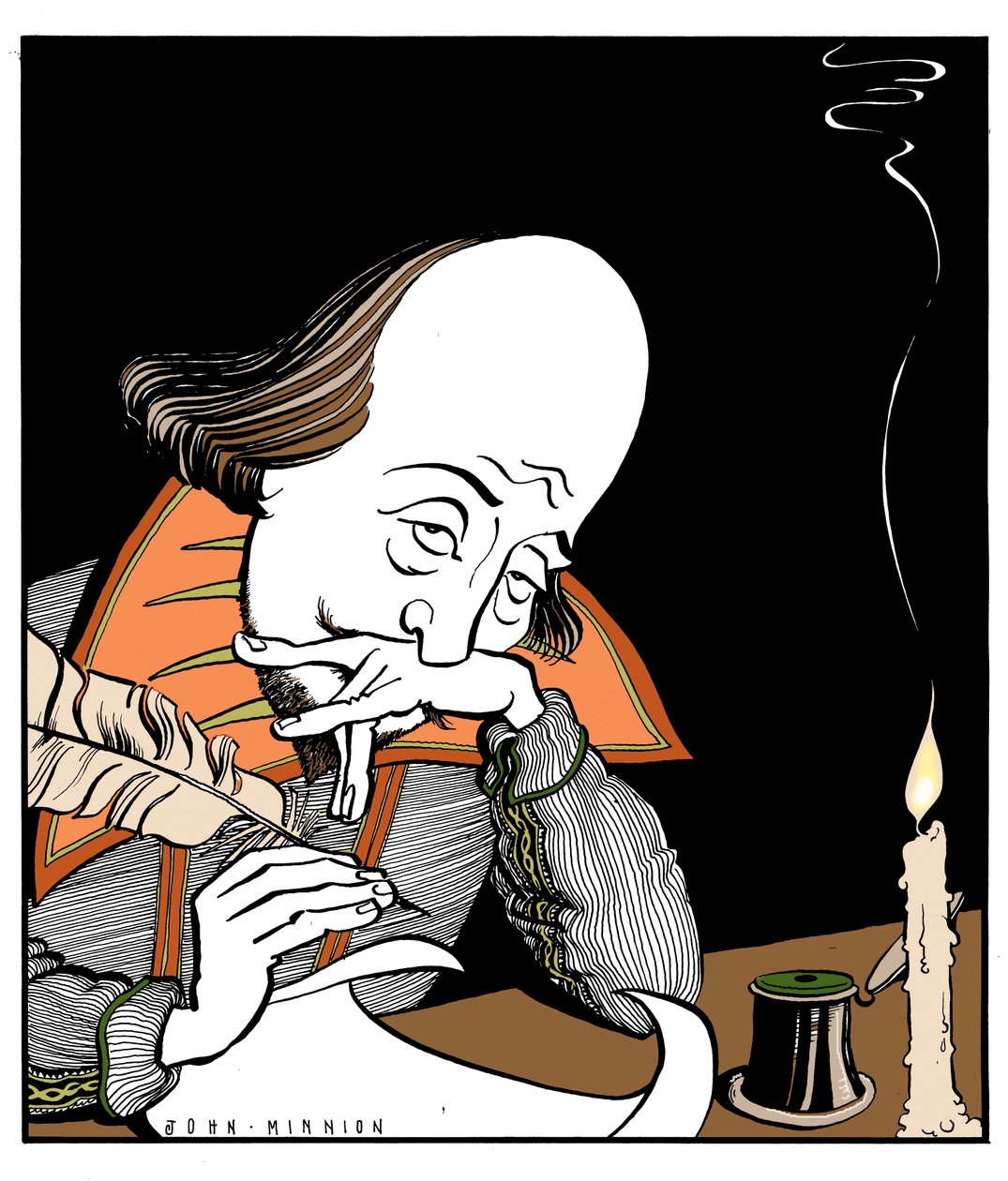William Shakespeare egy John Minnion által írt színdarab megírása alkotó: John Minnion