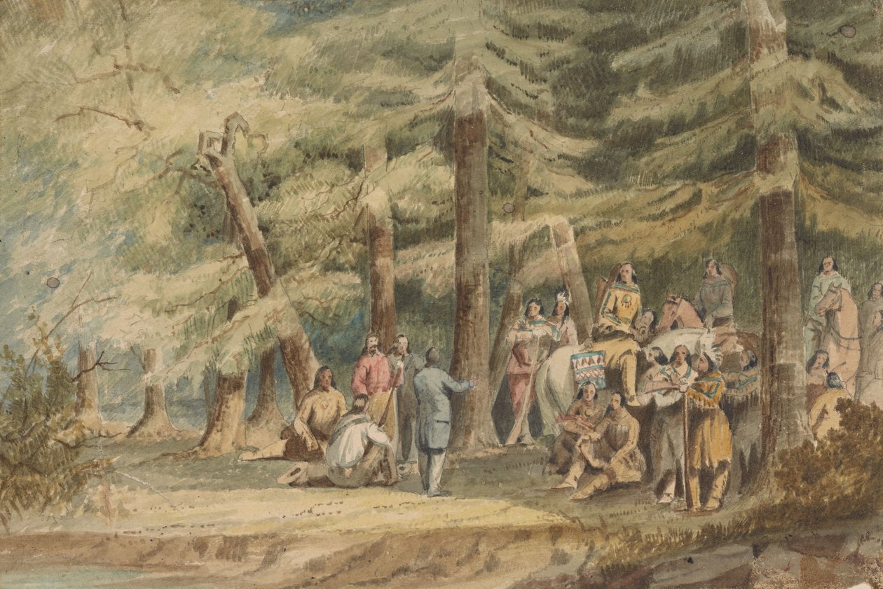 Nez Perces alkotó: John Mix Stanley