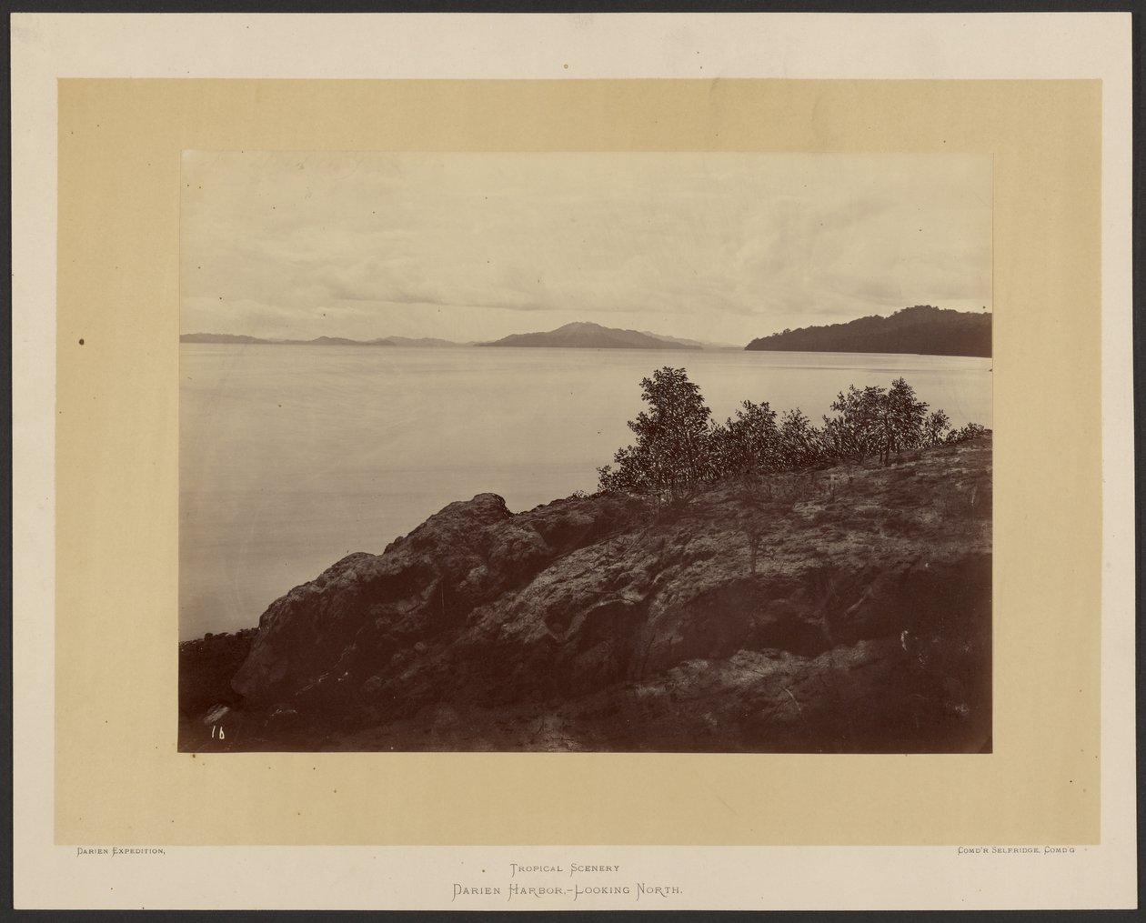 Darien Harbor - észak felé nézve. alkotó: John Moran