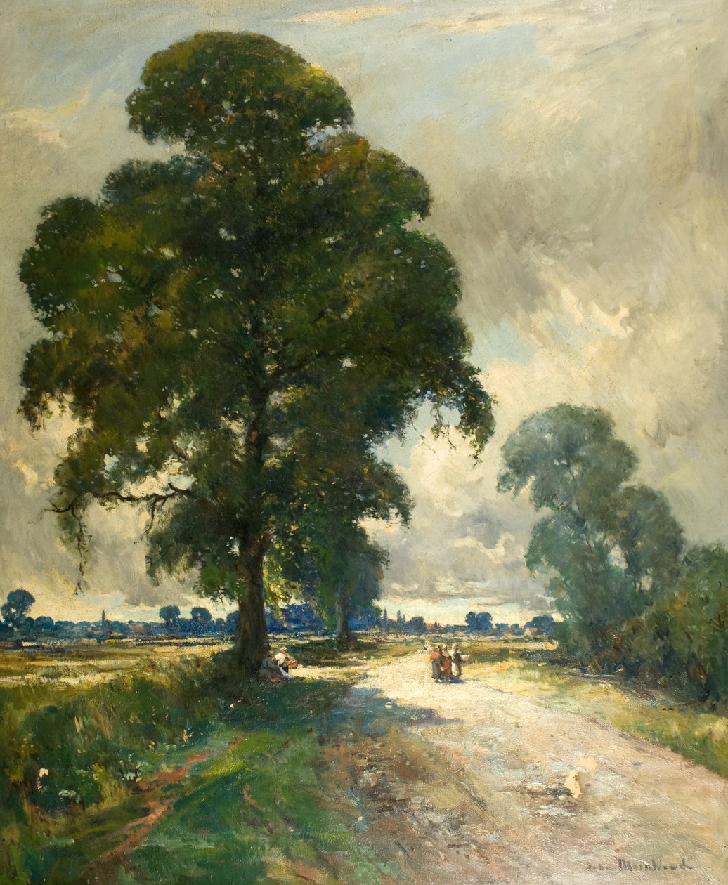 The Road to St Ives (olaj, vászon) alkotó: John Muirhead
