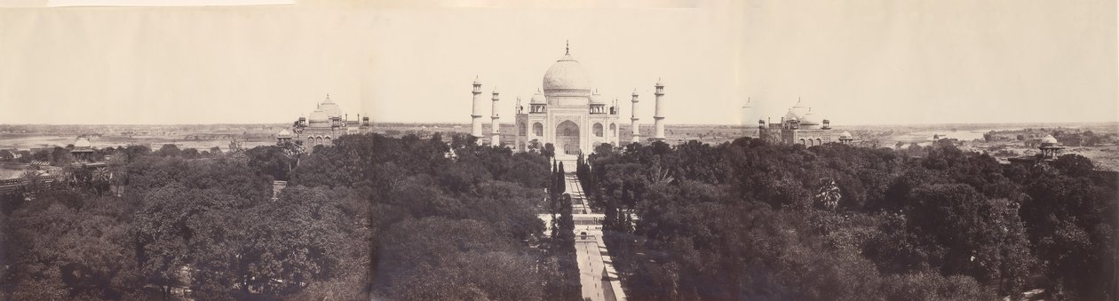 [The Taj Mahal from the Gateway], 1864. január-március. alkotó: John Murray