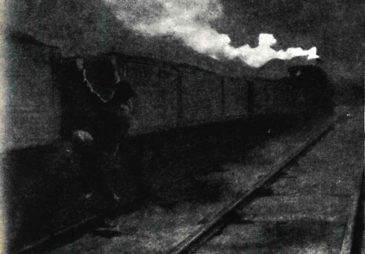 Szökés vonattal, 1899. november, 1945. alkotó: John Nash