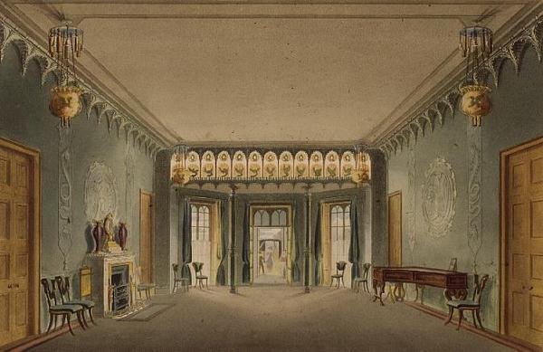 Bejárati terem, John Nash „A királyi pavilon kilátásai, Brighton” című művéből alkotó: John Nash