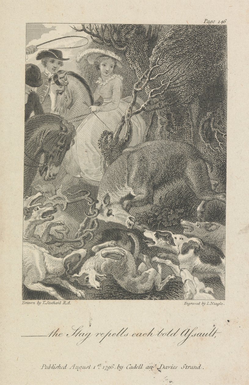 "- a Szarvas minden merész támadást visszaver." alkotó: John Neagle