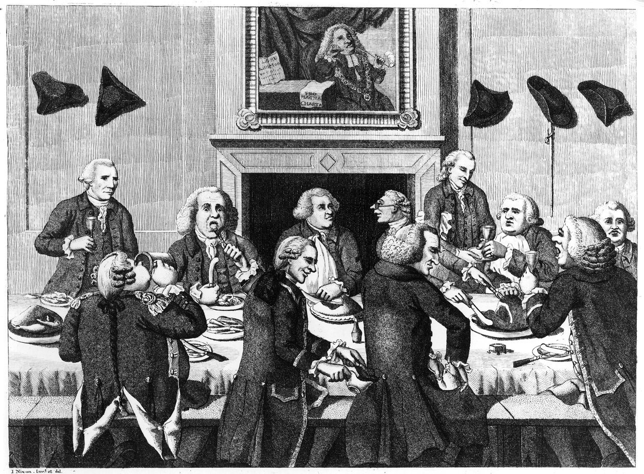 Kóstoló, 1782 (metszet) alkotó: John Nixon