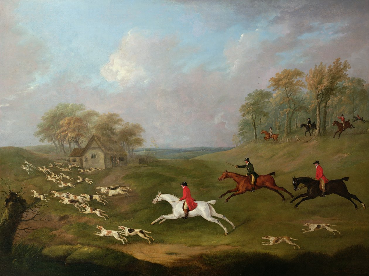 Going to Covert (olaj, vászon) alkotó: John Nott Sartorius