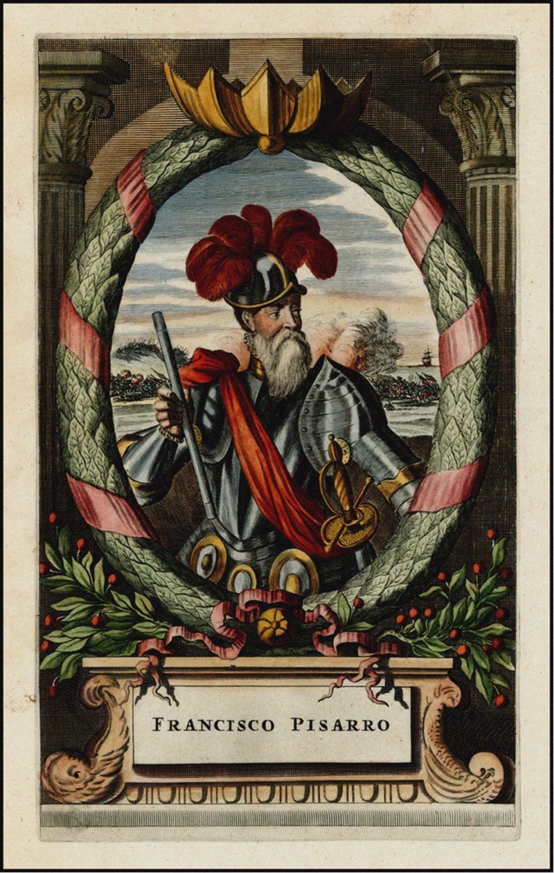 Francisco Pizarro, 1671 alkotó: John Ogilby