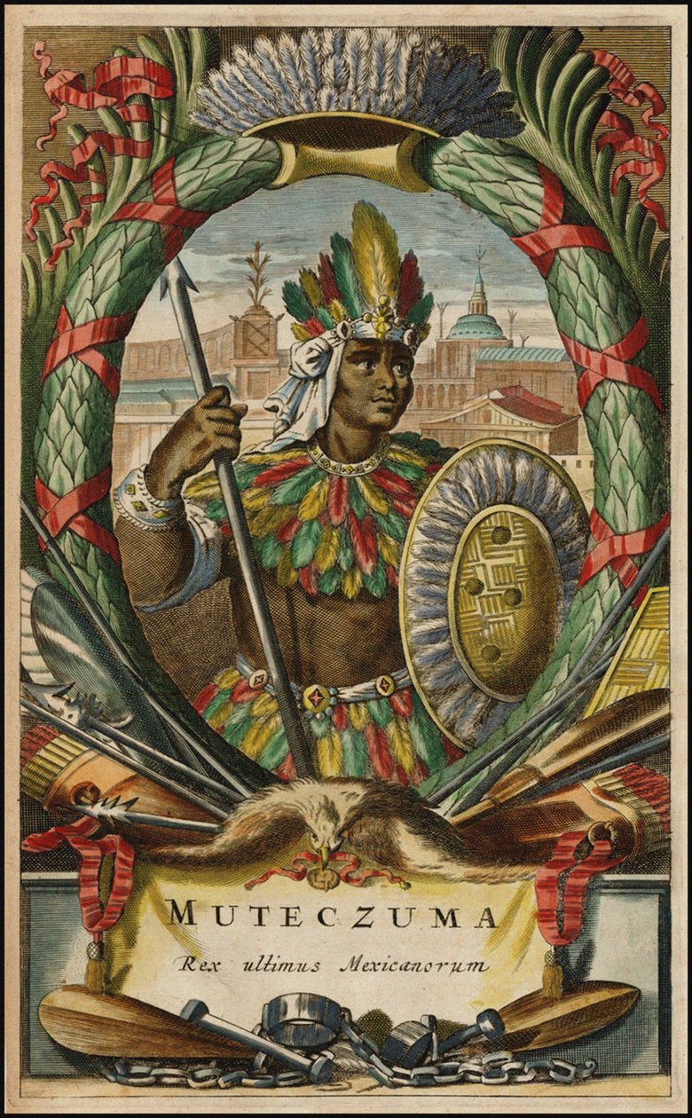 Muteczuma, az utolsó király Mexikóban, 1671 alkotó: John Ogilby