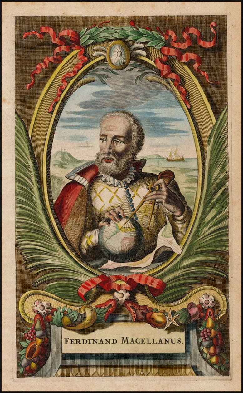 Ferdinánd Magellán portréja, 1671 alkotó: John Ogilby