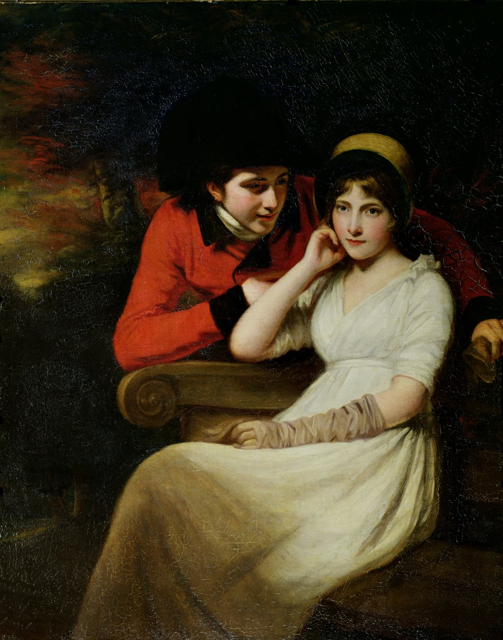 Udvarlás a parkban, 1797 alkotó: John Opie