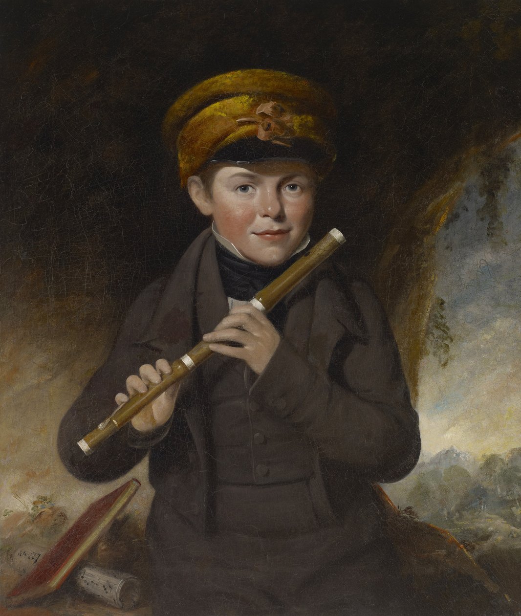 John Gurney, a kis furulyás, 1800 körül alkotó: John Opie