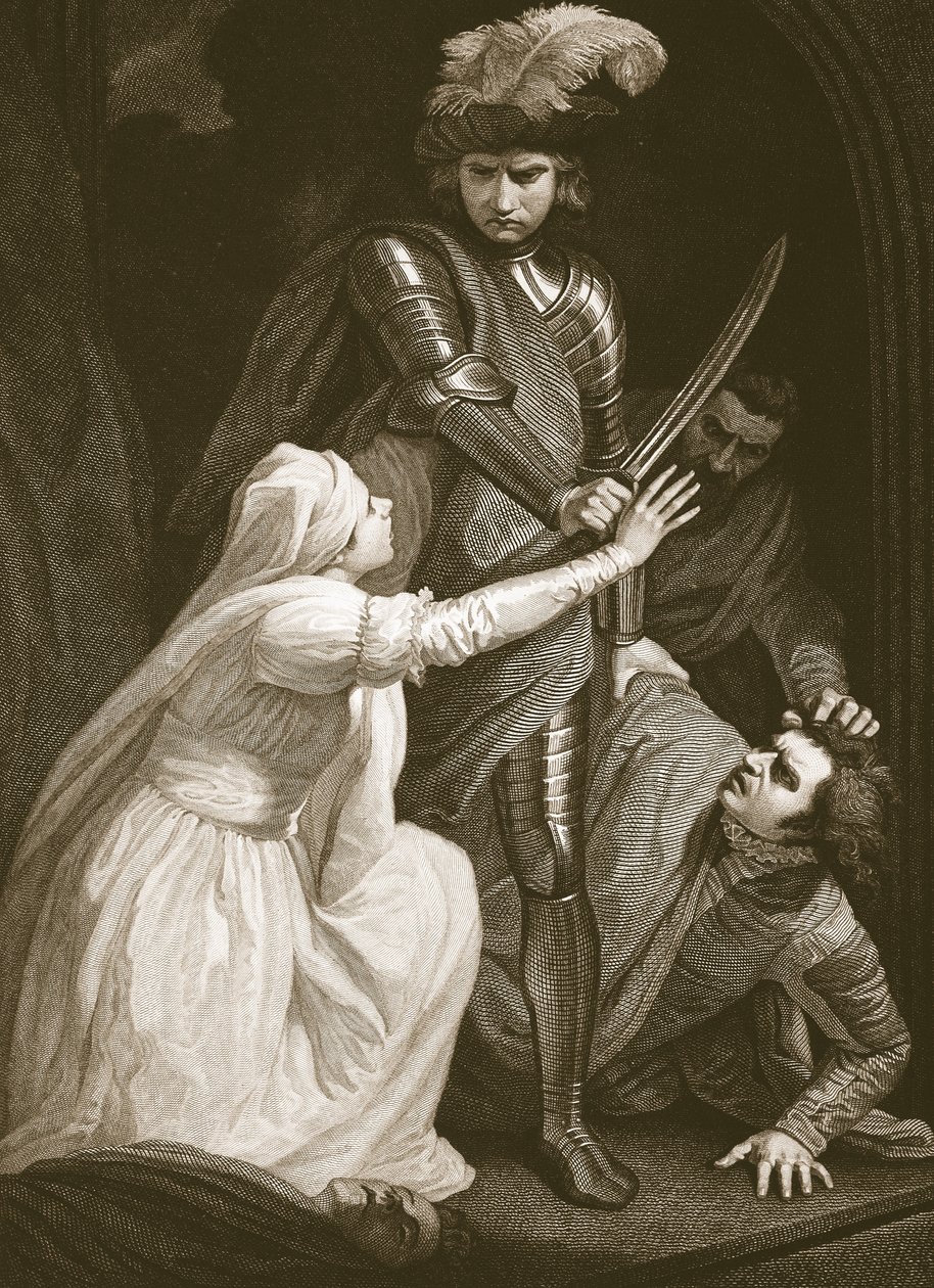 The Seizing of Mortimer, metszett J. Fittler, illusztráció David Hume 