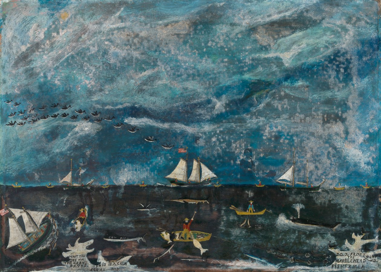 A Marblehead Fishermen, kb. 1922-1928. alkotó: John Orne Johnson Frost