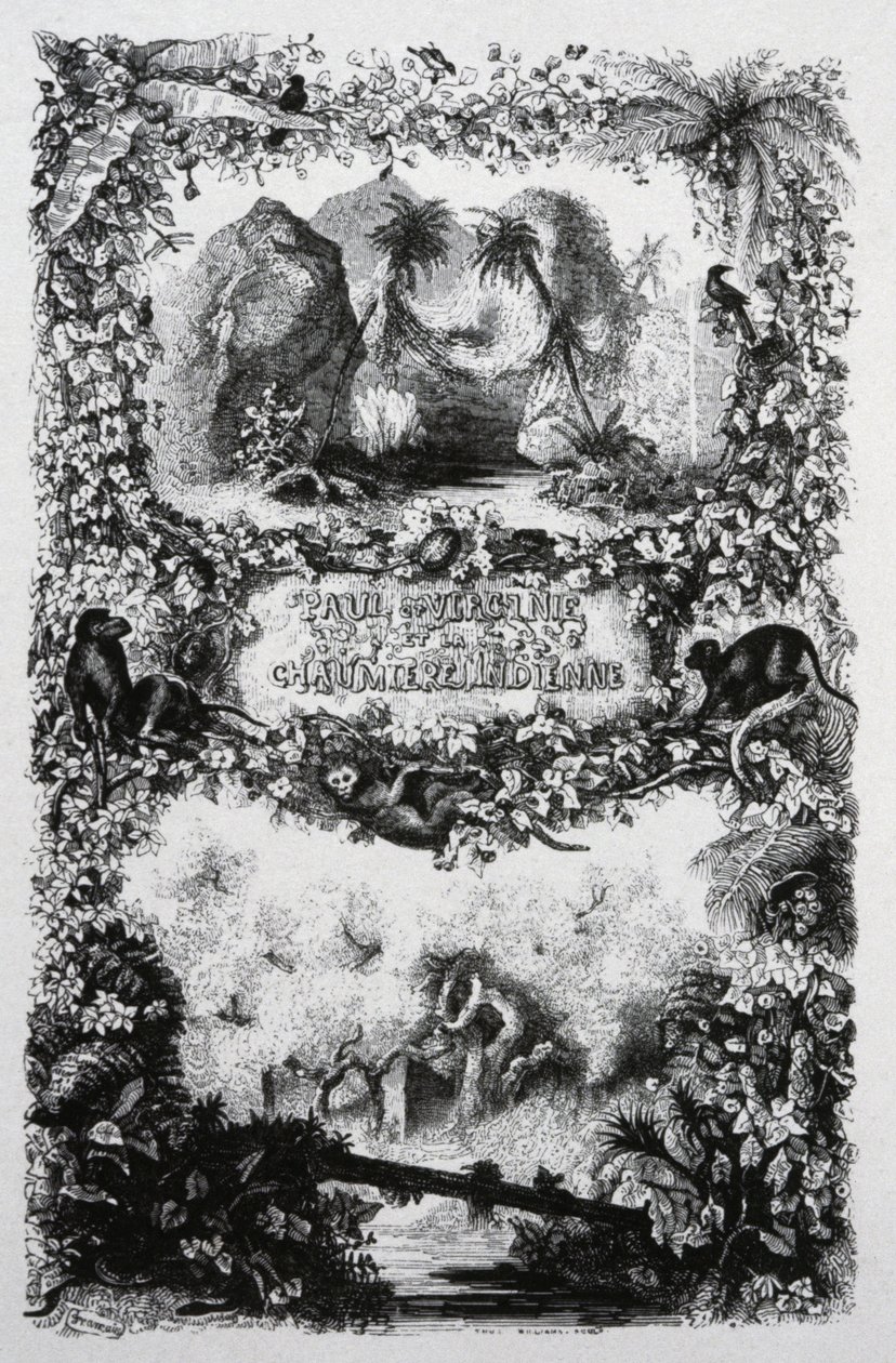Paul és Virginia, 1860-1870 körül (metszet) alkotó: John Orrin Smith