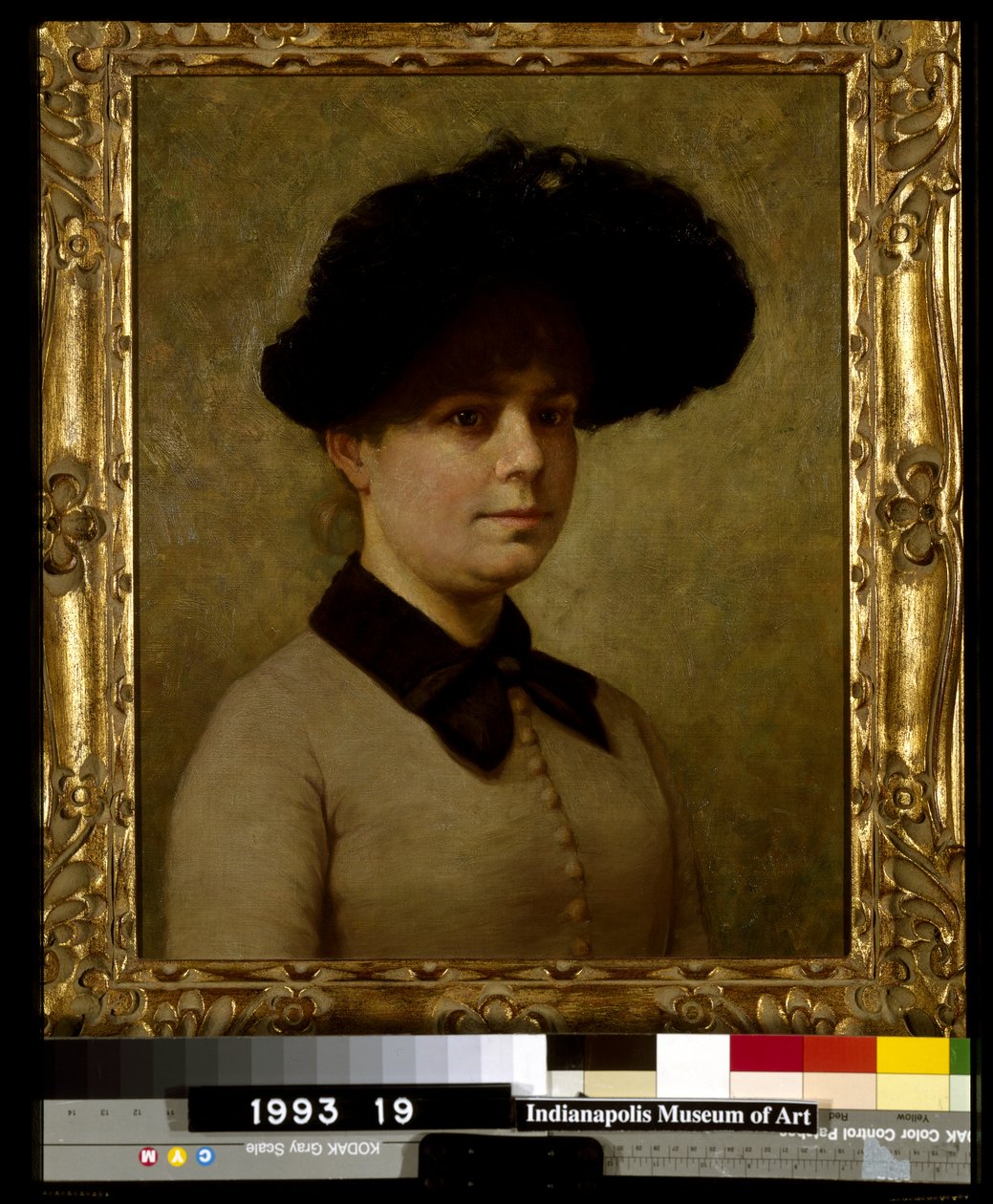 Mary Ethell Gertrude Walker portréja (olaj, vászon, masonitra rögzítve) alkotó: John Otis Adams