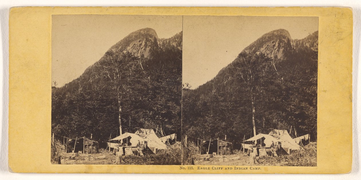 Eagle Cliff és Indian Camp. alkotó: John P. Soule