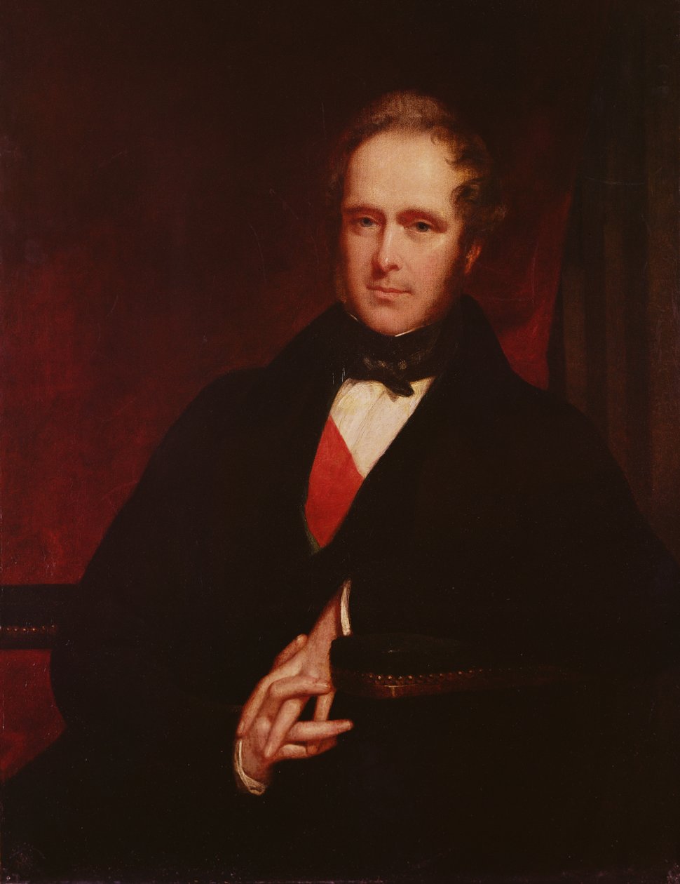 Henry John Temple portréja, 1844-45 alkotó: John Partridge