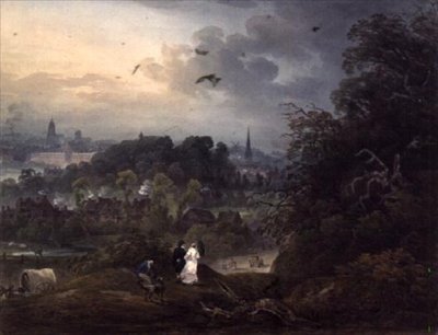 Kilátás a Shrewsburyre északról alkotó: John Pearson