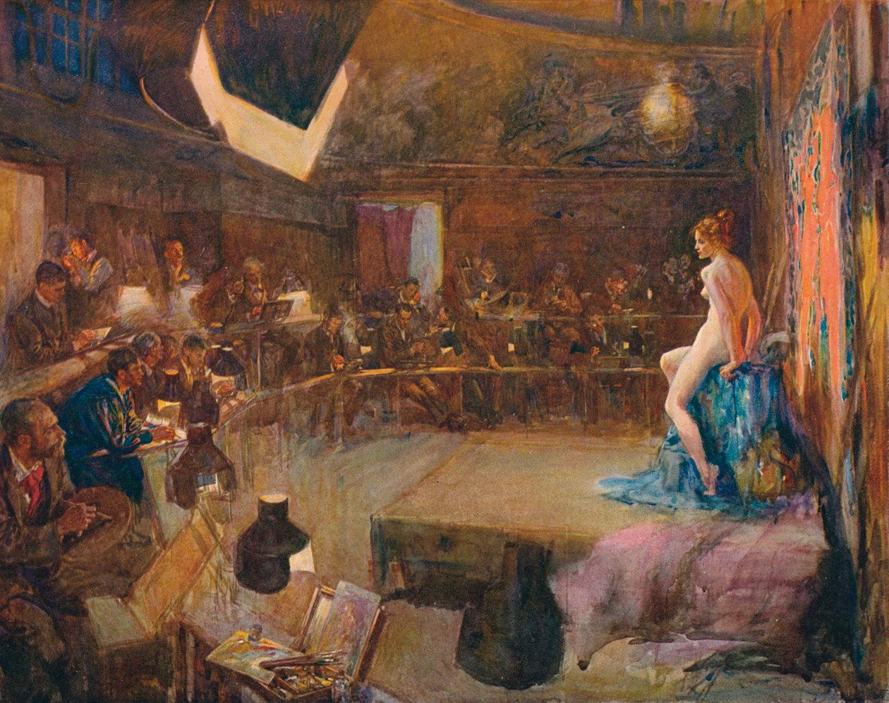 „A Művészeti Iskola”, 1884-1898, 1906. alkotó: John Percival Gulich