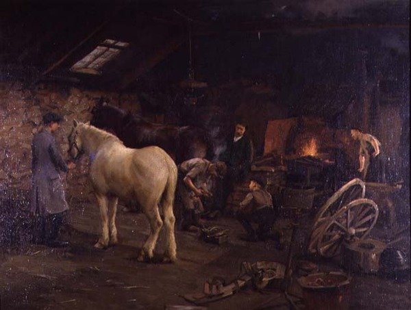 "Várja a sorát" alkotó: John Percy Cooke