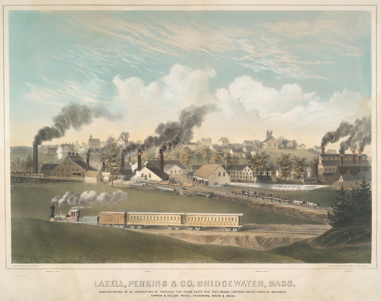 Lazell, Perkins & Co. Bridgewater, Mass. alkotó: John Perry Newell