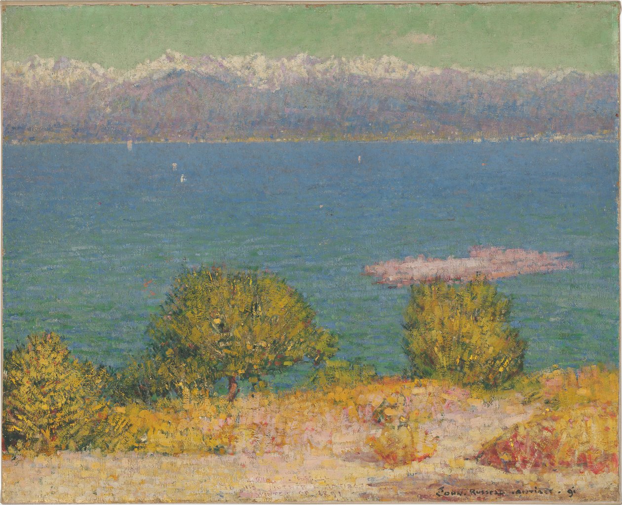 A Nizzai-öböl, 1891 alkotó: John Peter Russell