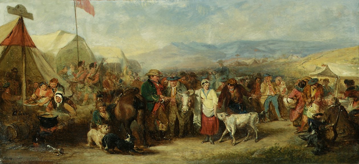 Vázlat az "Egy skót vásárhoz" alkotó: John Phillip