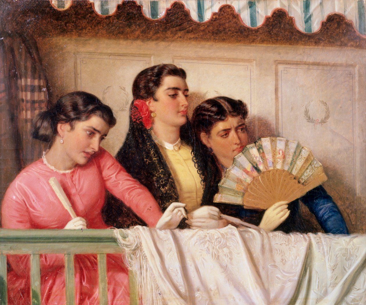 A bikaviadal nézése (olaj, vászon) alkotó: John Phillip