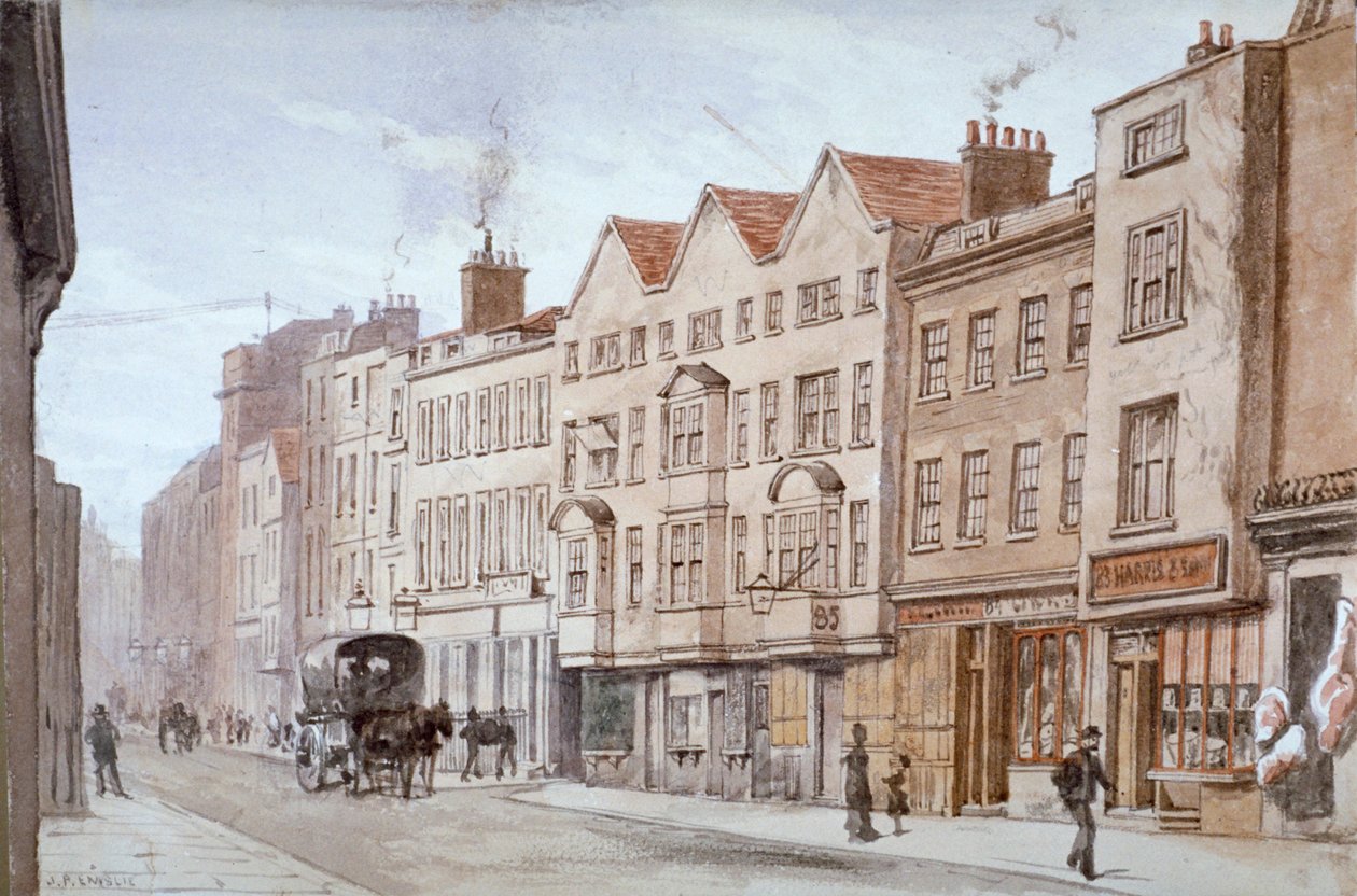 Fetter Lane, City of London, c1875 alkotó: John Phillipps Emslie
