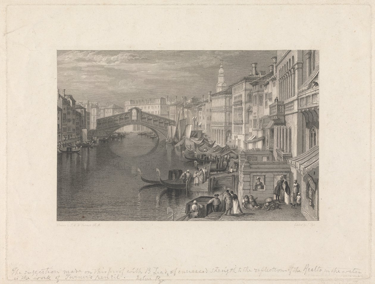 A Rialto, Velence alkotó: John Pye