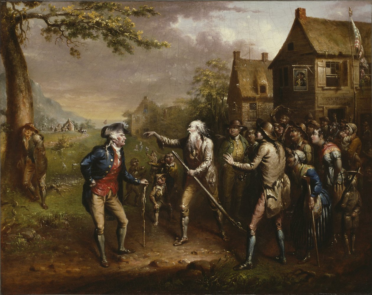 Rip Van Winkle, 1829 alkotó: John Quidor