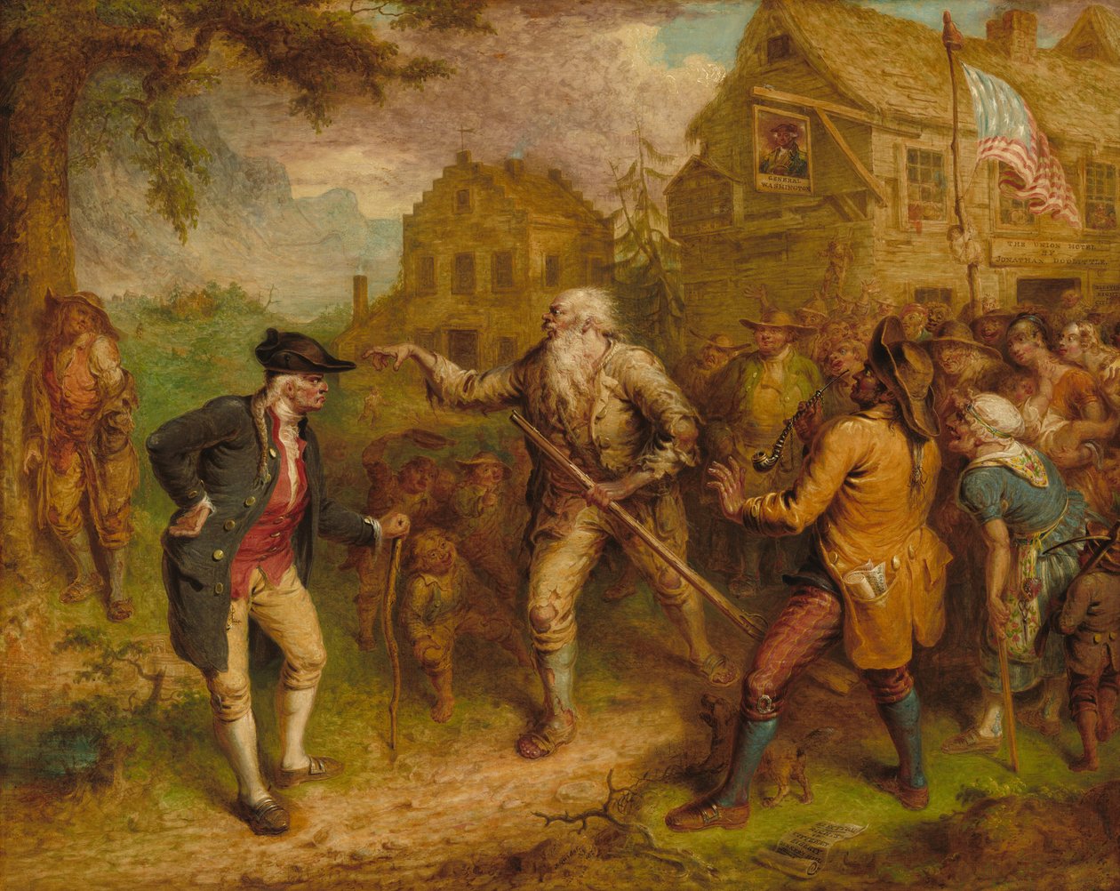 Rip Van Winkle visszatérése alkotó: John Quidor
